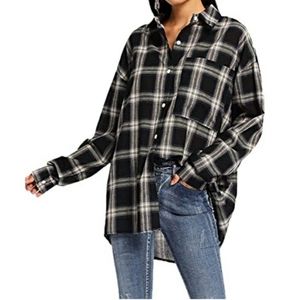 Women's Plaid Button Down Shirts Long SleeveBlouse